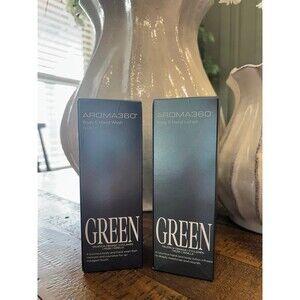 BUNLDE Aroma360 Green Body Wash & Lotion Bundle 8oz Valencia Orange $70 MSRP NEW